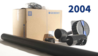 Geberit HDPE Pipes, Fittings and Pluvia Roof Outlet