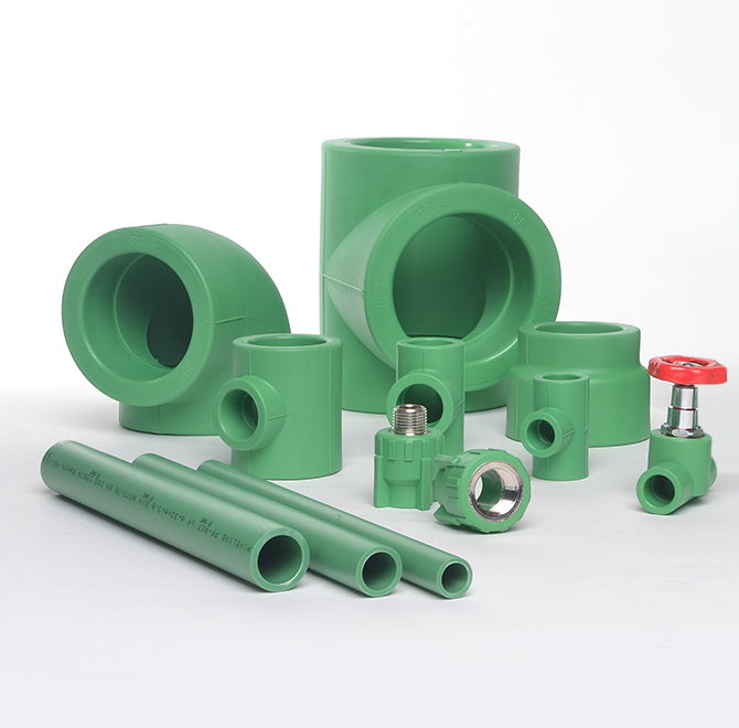 Wexan PP-RCT Pipes, Elbow, Tee, and Gate Valve
